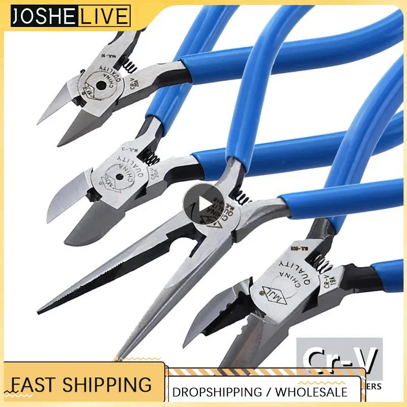 New Wire Cutters Electrical Cable Cutting Pliers Diagonal Snips Flush Industrial Pliers The Tail Spring Design Hand Tools Set
New Wire Cutters Electrical Cable Cutting Pliers Diagonal Snips Flush Industrial Pliers The Tail Spring Design Hand Tools Set