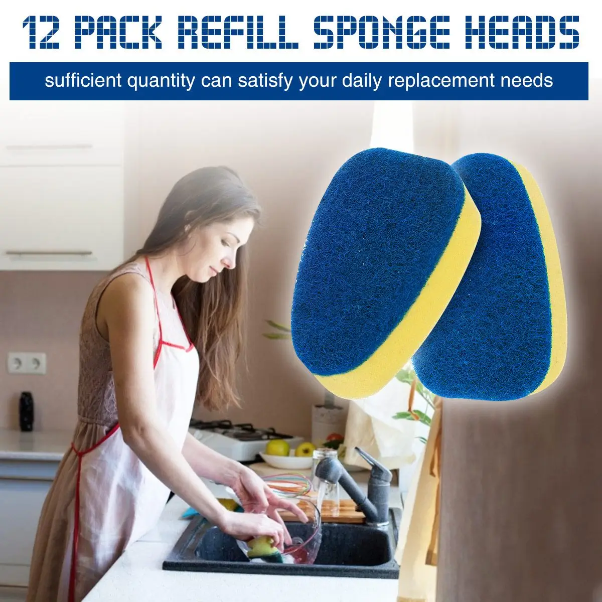 12PCS Clean Sponge Brush Magic Sponge Scouring Pad Strong Dish Wash Decontamination Clean Kitchen Bathroom Cleaning Tool Set
12PCS Clean Sponge Brush Magic Sponge Scouring Pad Strong Dish Wash Decontamination Clean Kitchen Bathroom Cleaning Tool Set