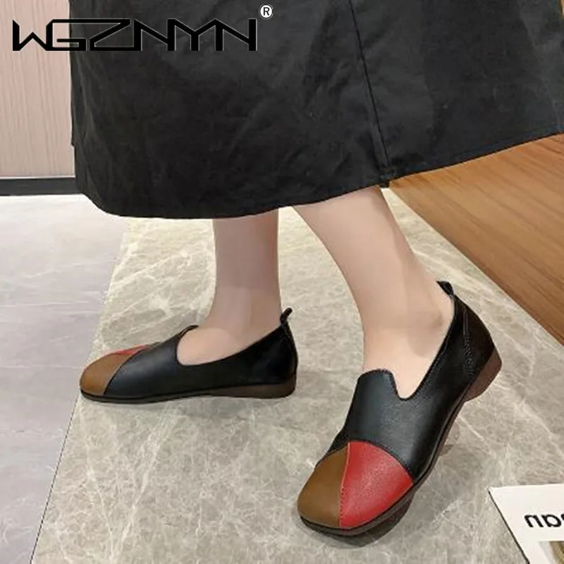 NEW Women Genuine PU Leather Loafers Mixed Colors Ladies Ballet Flats Retro Shoes Female Autumn Moccasins Casual Ballerina Shoes
NEW Women Genuine PU Leather Loafers Mixed Colors Ladies Ballet Flats Retro Shoes Female Autumn Moccasins Casual Ballerina Shoes