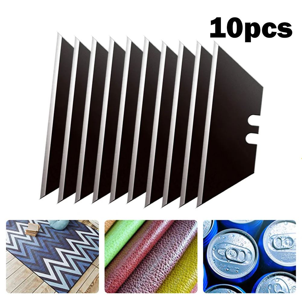 10Pcs/Set Knife Blade Special Replacement Blades Without Holes Multifunction Two-slot Trapezoid Blade Steel Utility Cutter Tools
10Pcs/Set Knife Blade Special Replacement Blades Without Holes Multifunction Two-slot Trapezoid Blade Steel Utility Cutter Tools