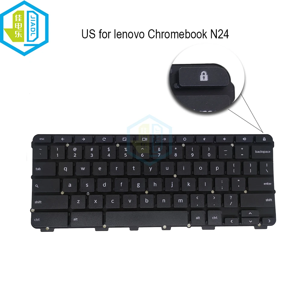 

Genuine English laptop keyboard for Lenovo 500E Chromebook 100E N24 N3350 (Win8) N24 yoga-US SN20Q39975 US replacement keyboards