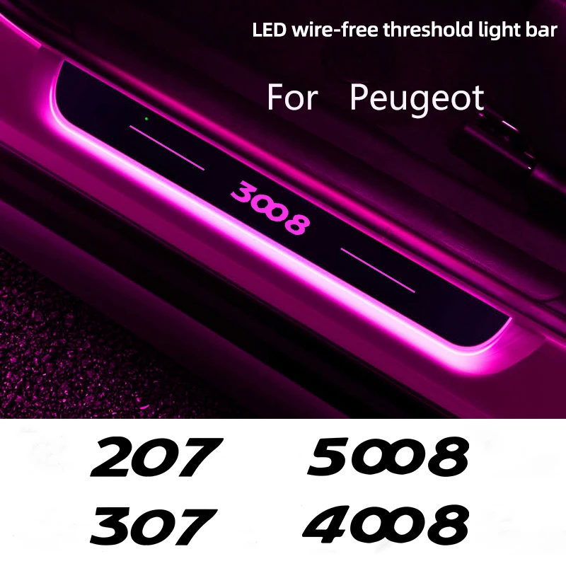 Car Acrylic LED Welcome Pedal Plate Door Sill Pathway Light For Peugeot 106 107 206 207 207 207 208 308 408 50. 8 2008.0 3008 40
Car Acrylic LED Welcome Pedal Plate Door Sill Pathway Light For Peugeot 106 107 206 207 207 207 208 308 408 50. 8 2008.0 3008 40