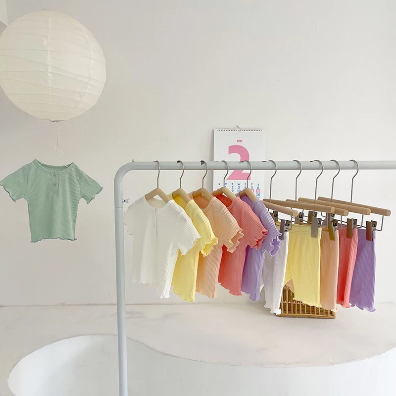 MILANCEL 2022 Summer Baby Girl Clothes Set Cotton Solid Color Candy Girls Tops Outfit
MILANCEL 2022 Summer Baby Girl Clothes Set Cotton Solid Color Candy Girls Tops Outfit
