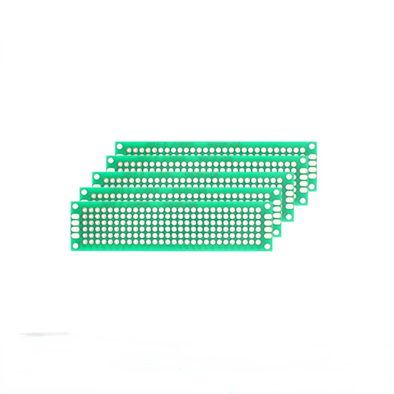 5PCS/LOT Soldering Board 2*8cm Diy Universal Printed Circuit Board Green Double Sided Board 2x8cm PCB Breadboard
5PCS/LOT Soldering Board 2*8cm Diy Universal Printed Circuit Board Green Double Sided Board 2x8cm PCB Breadboard