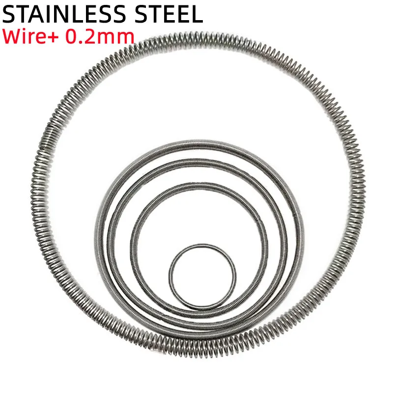 10 шт. нержавеющая сталь Уплотнительное уплотнительное кольцо, пружинная проволока, диаметр 0,2 мм, 0,25 мм, масляное уплотнительное кольцо, пружина
10 шт. нержавеющая сталь Уплотнительное уплотнительное кольцо, пружинная проволока, диаметр 0,2 мм, 0,25 мм, масляное уплотнительное кольцо, пружина