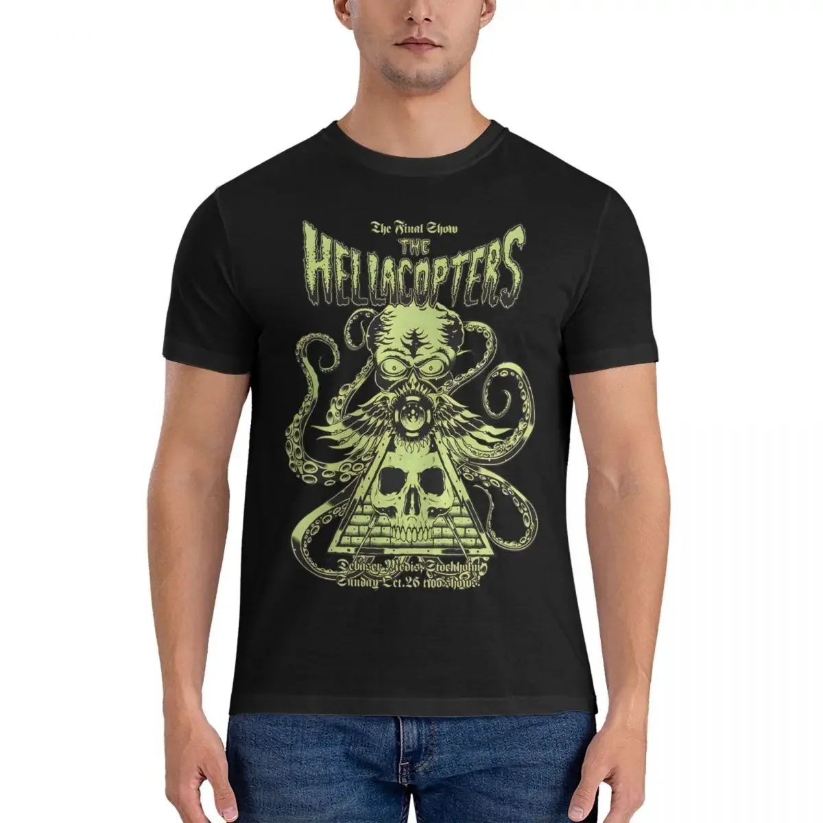 Топы для бега повседневные спортивные футболки топы из 100% хлопка Hellacopters