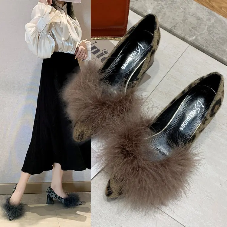 High Heels Shoes Women Sexy Leopard Print Thin Heels Spring Woman Wedding Shoes Plus Size Pointed Toe Single Female Pumps
High Heels Shoes Women Sexy Leopard Print Thin Heels Spring Woman Wedding Shoes Plus Size Pointed Toe Single Female Pumps