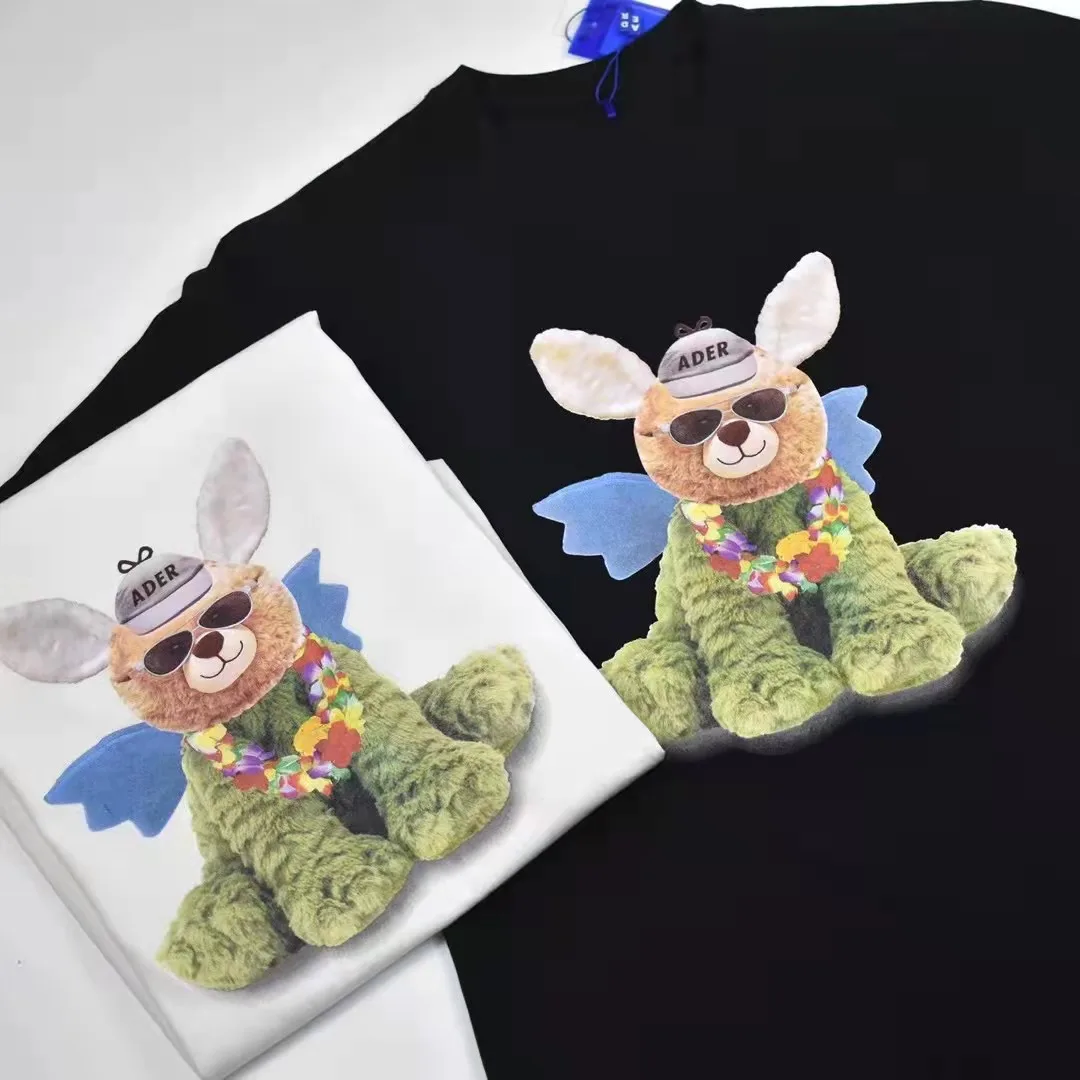 Ader Error T-shirt Cartoon 3D Flying Glasses Bear Men's and Women's Round Neck Loose Business Street T-shirt Fashion Brand
Ader Error T-shirt Cartoon 3D Flying Glasses Bear Men's and Women's Round Neck Loose Business Street T-shirt Fashion Brand