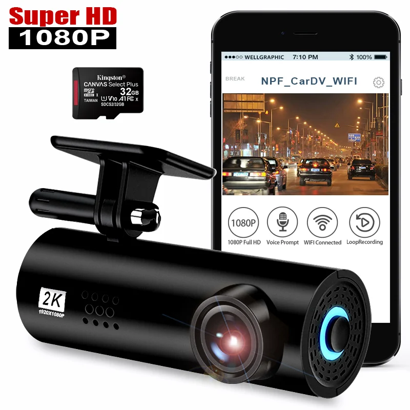 Hidden Dash Cam WIFI FULL HD 1080P Mini Car DVR Camera Night Version G-Sensor Driving Recorder Car Camera dashcam Voice Prompts
Hidden Dash Cam WIFI FULL HD 1080P Mini Car DVR Camera Night Version G-Sensor Driving Recorder Car Camera dashcam Voice Prompts