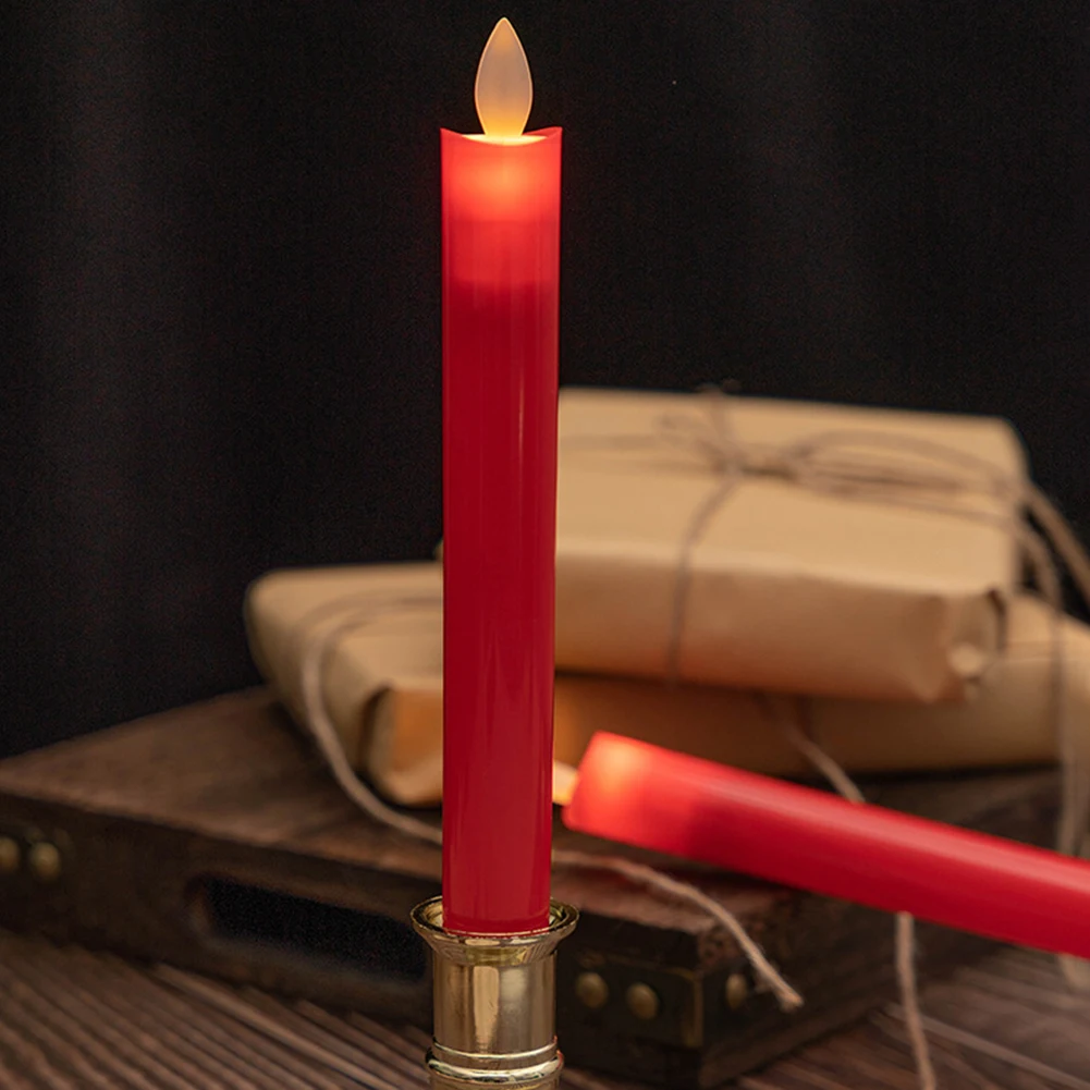 2pcs Long Candle Light Battery Powered LED Pointed Candle Light Table Decorations Flickering Candles Lighting for Wedding Church
2pcs Long Candle Light Battery Powered LED Pointed Candle Light Table Decorations Flickering Candles Lighting for Wedding Church