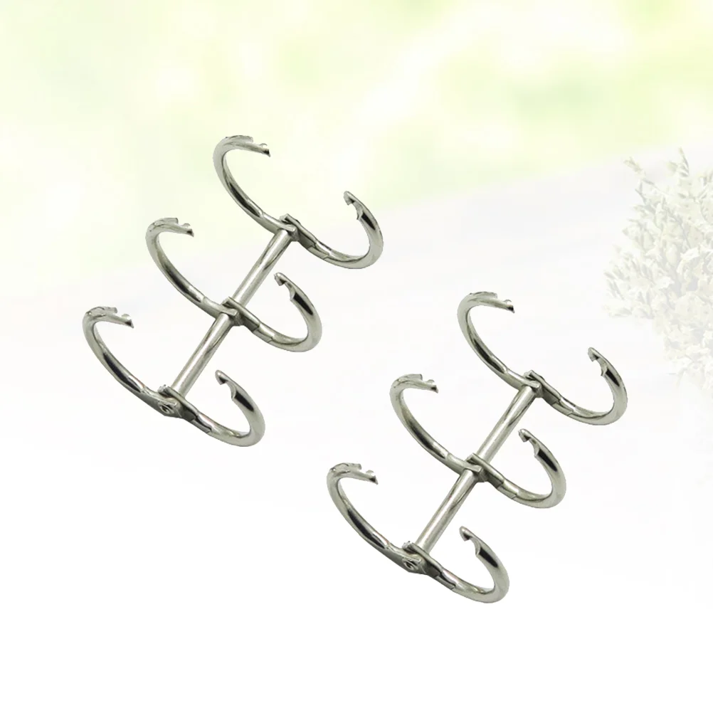 6 Pcs Scrapbooking Metal 3-rings Binder Loose-leaf Split Hinged Photo Album Binding Office Machine
6 Pcs Scrapbooking Metal 3-rings Binder Loose-leaf Split Hinged Photo Album Binding Office Machine