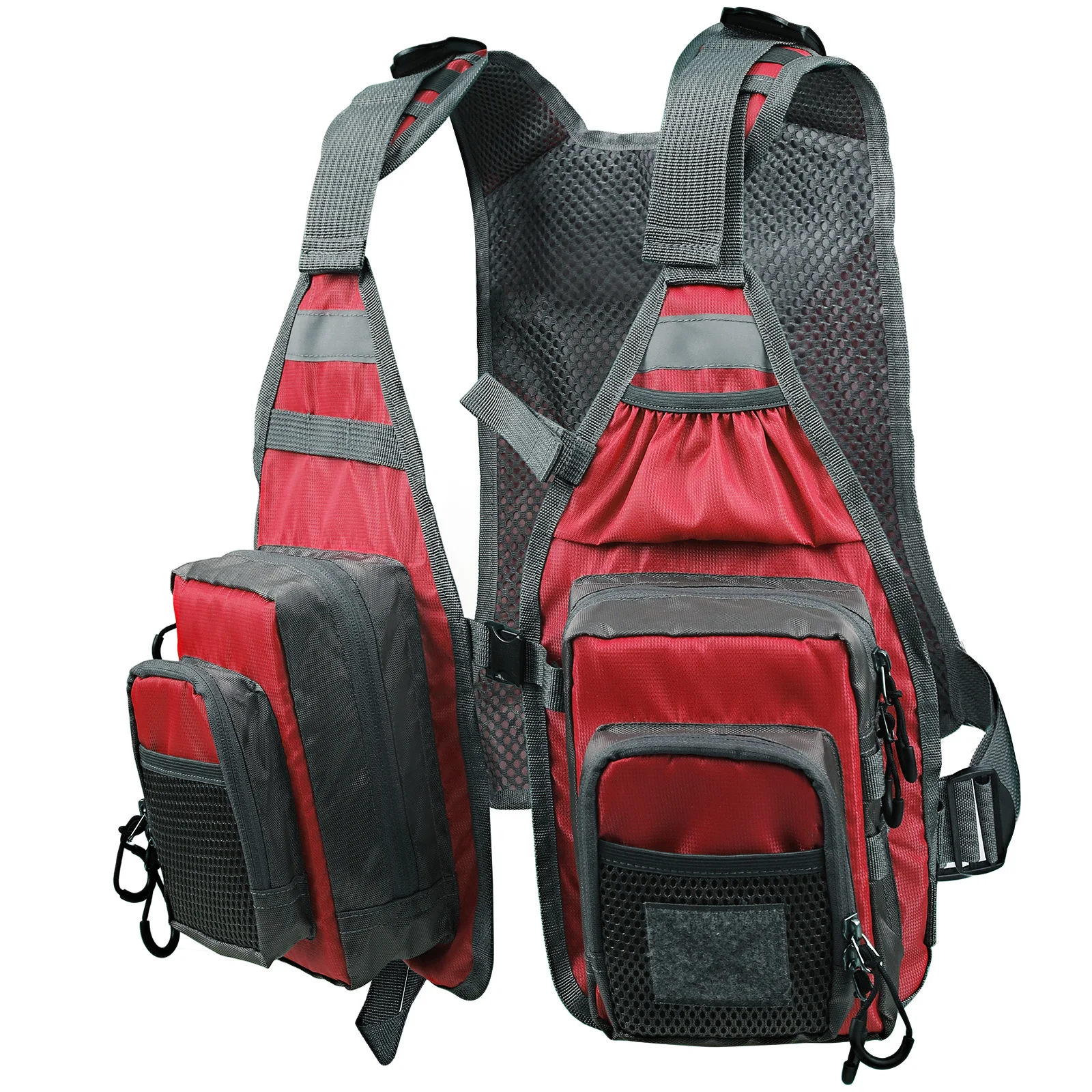 PELLOR Fly Fishing Vest for Men and Women Ultra Lightweight Portable Chest Pack Utility Mesh Hunting Vest One Size Fits Most
PELLOR Fly Fishing Vest for Men and Women Ultra Lightweight Portable Chest Pack Utility Mesh Hunting Vest One Size Fits Most