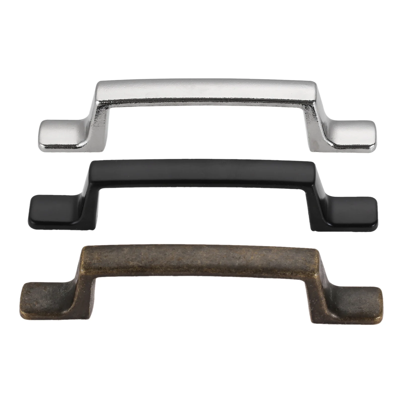 1pc Retro Bronze/Black/Silver handles Wardrobe Cupboard Pulls Metal Kitchen Drawer Cabinet Door Furniture Knobs 115*15*23mm
1pc Retro Bronze/Black/Silver handles Wardrobe Cupboard Pulls Metal Kitchen Drawer Cabinet Door Furniture Knobs 115*15*23mm