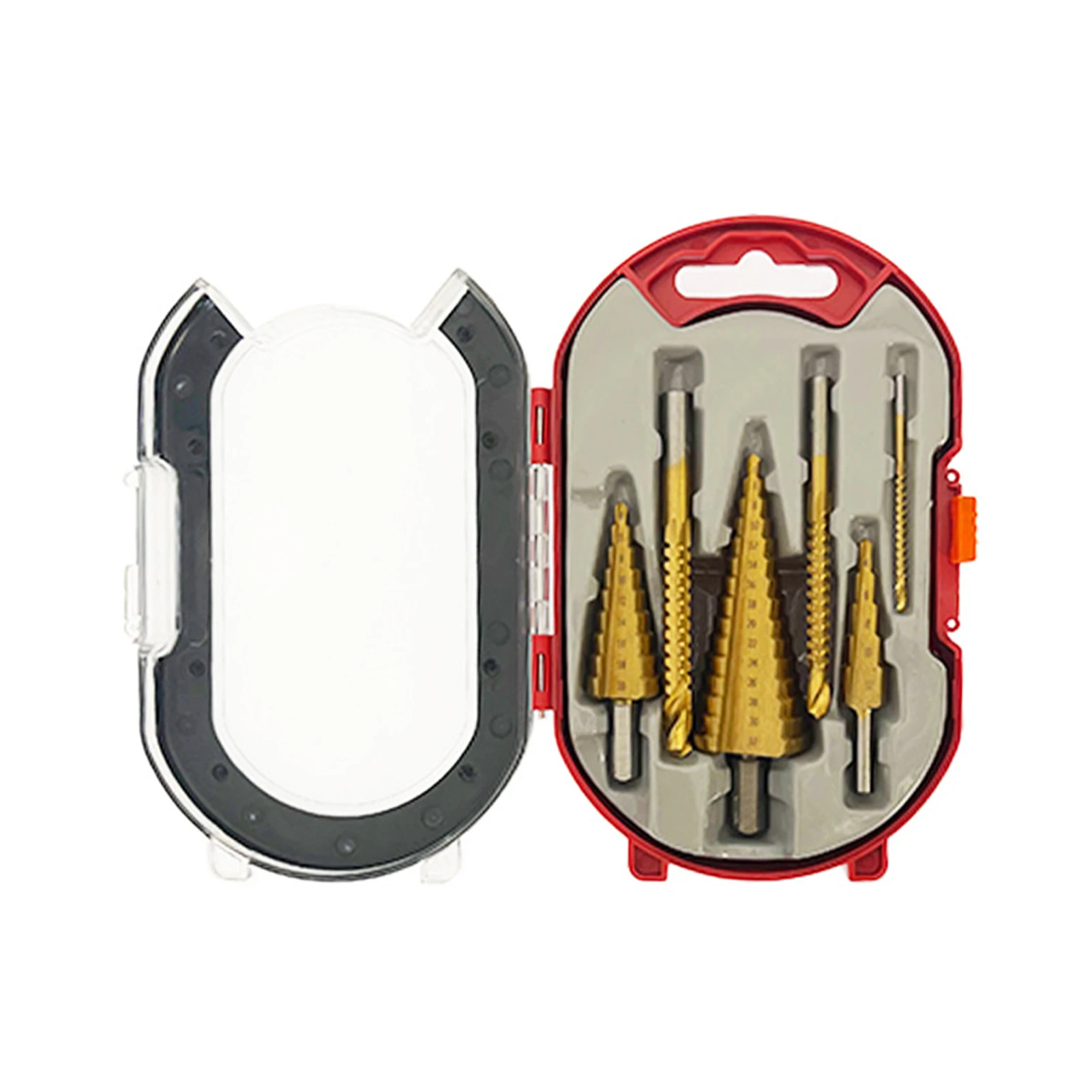 6pcs Home DIY Cone Metalworking Hole Cutter Step Drill Bit Set Professional Titanium Coated With Case 4-32mm Woodworking Durable
6pcs Home DIY Cone Metalworking Hole Cutter Step Drill Bit Set Professional Titanium Coated With Case 4-32mm Woodworking Durable