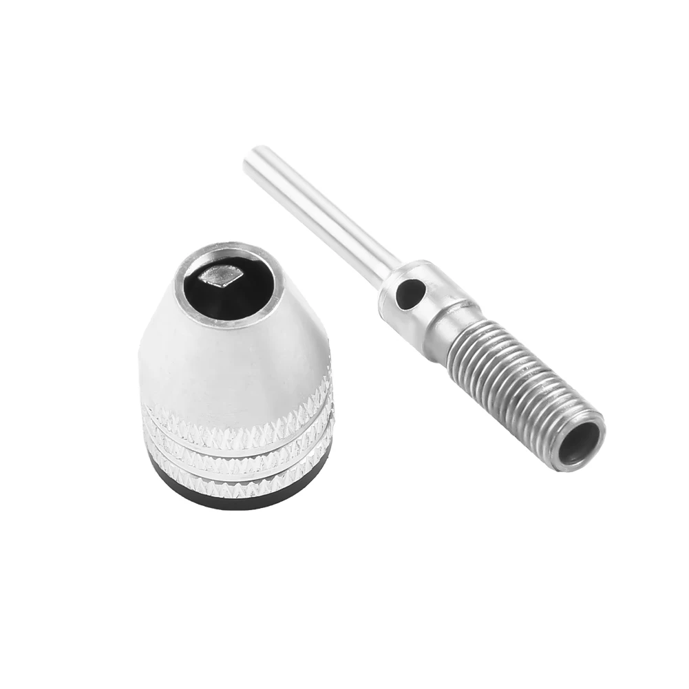 6.35mm Aluminum Alloy Hex Shank Quick Change Keyless Drill Bit Chuck Adapter Self-Tighten Electric Drill Bit Converter Hand Tool
6.35mm Aluminum Alloy Hex Shank Quick Change Keyless Drill Bit Chuck Adapter Self-Tighten Electric Drill Bit Converter Hand Tool