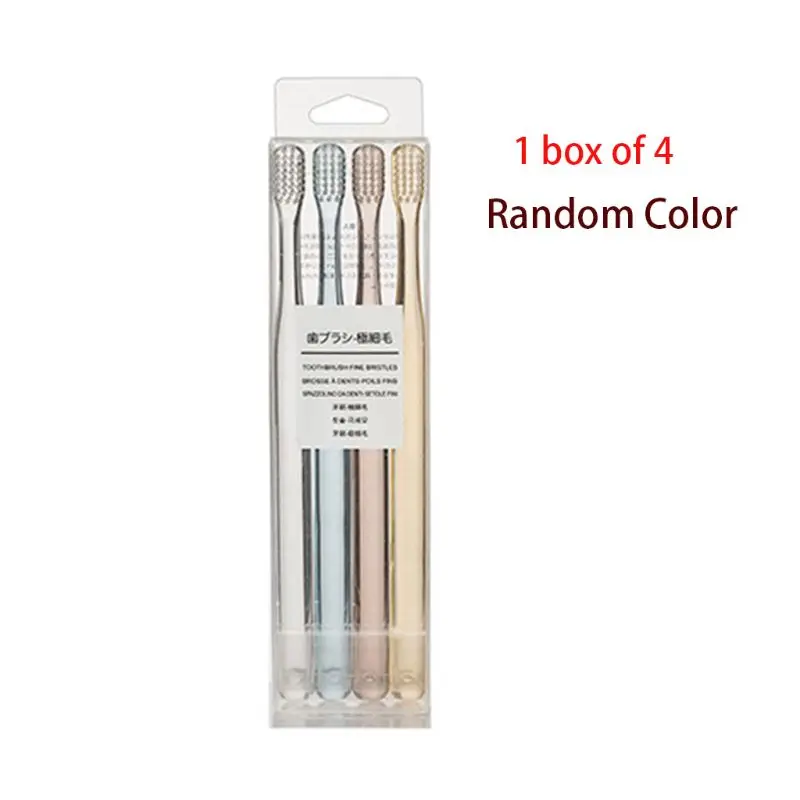 4Pcs/Set Nordic Style Clear Plastic Crystal Handle Toothbrush Soft Bristle Small Head Travel Portable Oral Care Random Color
4Pcs/Set Nordic Style Clear Plastic Crystal Handle Toothbrush Soft Bristle Small Head Travel Portable Oral Care Random Color