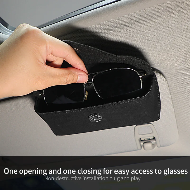 Car Glasses Case Auto Sun Visor Glasses Holder Sunglasses Clip Card Ticket Holder Multi-Function Automobile Accessories Storage
Car Glasses Case Auto Sun Visor Glasses Holder Sunglasses Clip Card Ticket Holder Multi-Function Automobile Accessories Storage