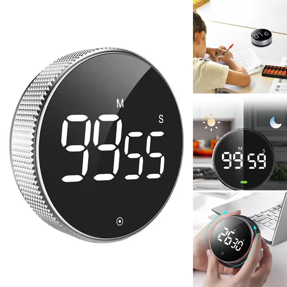Digital Kitchen Cooking Timer Magnetic Countdown LED Digital Timer Alarm Remind For Home Work Manual Electronic Countdown Clock
Digital Kitchen Cooking Timer Magnetic Countdown LED Digital Timer Alarm Remind For Home Work Manual Electronic Countdown Clock