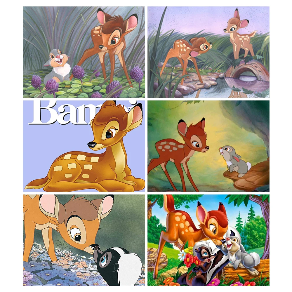 Disney 5D Diamond Painting Mosaic Kit Fawn Bambi Rabbit Cartoon Animal Diamond Embroidery DIY Full Round Christmas Home Decor
Disney 5D Diamond Painting Mosaic Kit Fawn Bambi Rabbit Cartoon Animal Diamond Embroidery DIY Full Round Christmas Home Decor