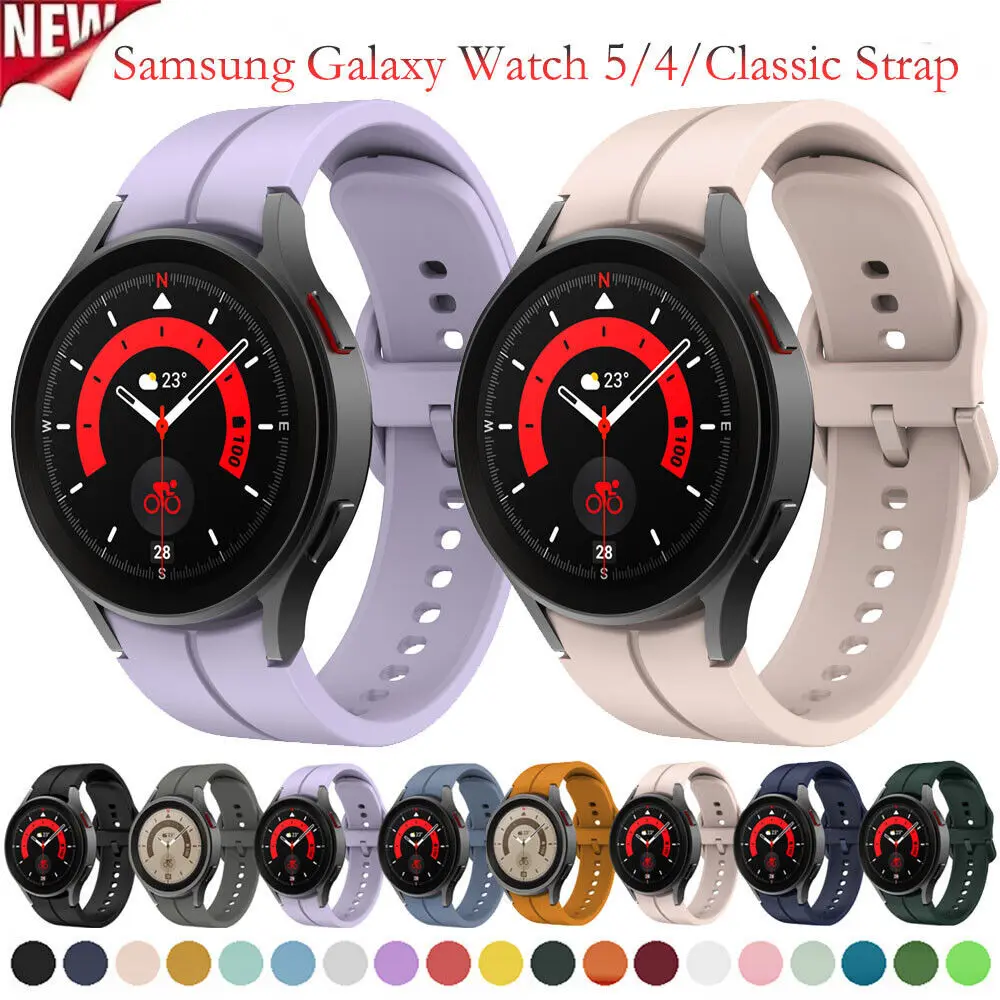 Band For Samsung Galaxy Watch 5 Pro 45mm 4 Classic Accessories Silicone Sport Bracelet Correa Galaxy Watch 4 5 44mm 40mm Strap
Band For Samsung Galaxy Watch 5 Pro 45mm 4 Classic Accessories Silicone Sport Bracelet Correa Galaxy Watch 4 5 44mm 40mm Strap