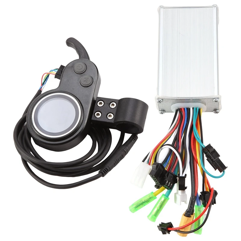 JP Brushless Motor Controller 24V/36V/48V 250-350W Speed Controller With LCD Display Panel For Electric Bike Scooter
JP Brushless Motor Controller 24V/36V/48V 250-350W Speed Controller With LCD Display Panel For Electric Bike Scooter