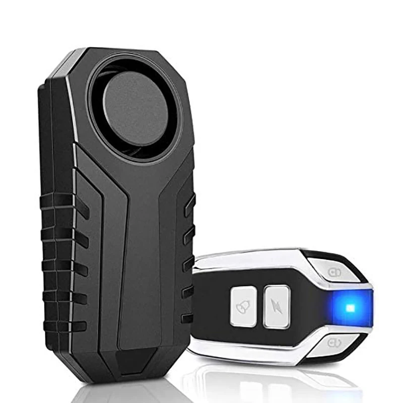 

Mini Wireless Motorcycle Bicycle Alarm Security Anti-Theft Alarm With Remote Control IP55 Waterproof 113 DB Super Loud Accessory