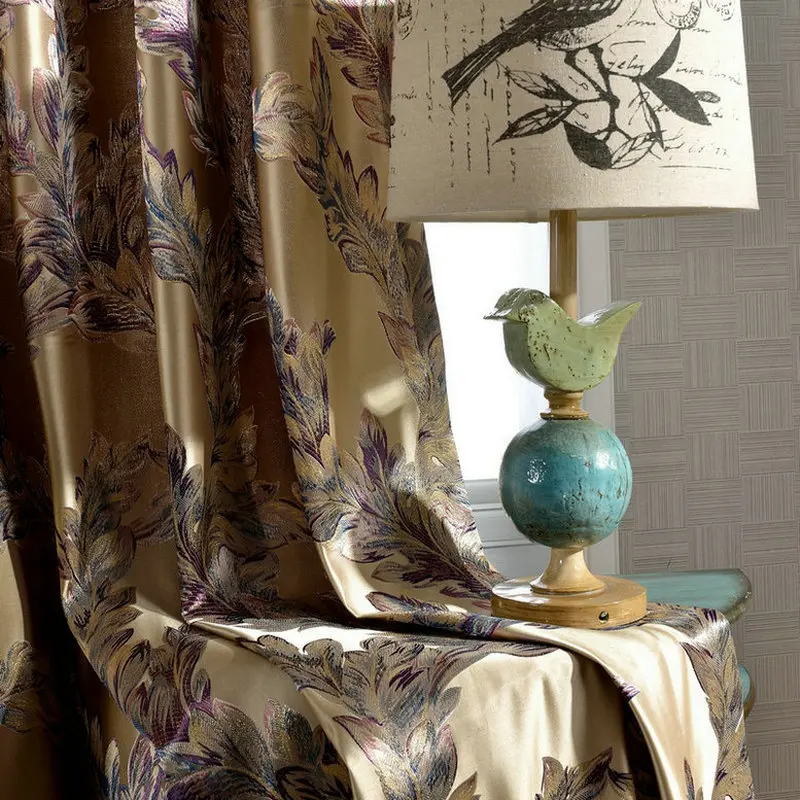 Luxury Curtains for Living Room on Sale Peacock Feather Curtain Jacquard Decoration for Bedroom Blockout Window Screens
Luxury Curtains for Living Room on Sale Peacock Feather Curtain Jacquard Decoration for Bedroom Blockout Window Screens
