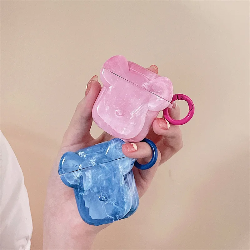 Fashion Marble Bear Head Case for Apple AirPods 1 2 3 Pro Cases Cover IPhone Bluetooth Earbuds Earphone Air Pod Pods Case
Fashion Marble Bear Head Case for Apple AirPods 1 2 3 Pro Cases Cover IPhone Bluetooth Earbuds Earphone Air Pod Pods Case