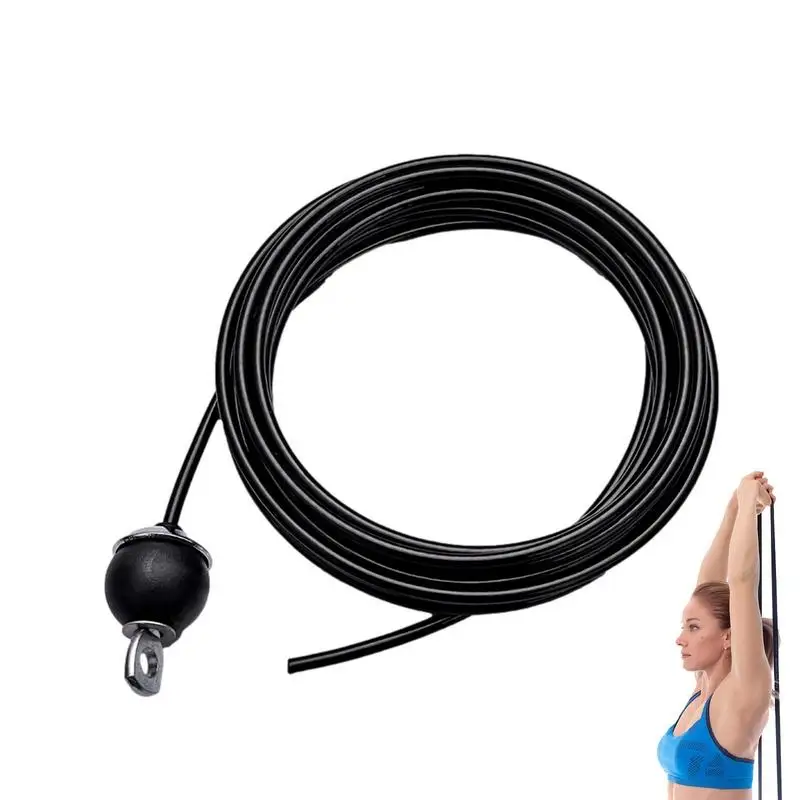 Fitness Pulley Cable Gym Replacement Cable Fitness Pulley Steel Wire PU Coating Steel Wire Rope Pulley System Cable Machine
Fitness Pulley Cable Gym Replacement Cable Fitness Pulley Steel Wire PU Coating Steel Wire Rope Pulley System Cable Machine