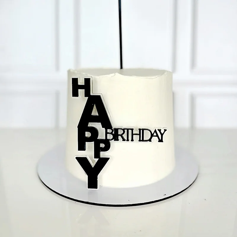 Золотой и серебряный акриловые топперы для торта "С днём рождения"
Золотой и серебряный акриловые топперы для торта "С днём рождения"