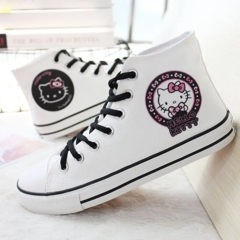 Kawaii Hellokitty High-Top Canvas Shoes Hand-Painted Simple Graffiti Female and Male Couple Shoes Students All-Match Sneakers
Kawaii Hellokitty High-Top Canvas Shoes Hand-Painted Simple Graffiti Female and Male Couple Shoes Students All-Match Sneakers