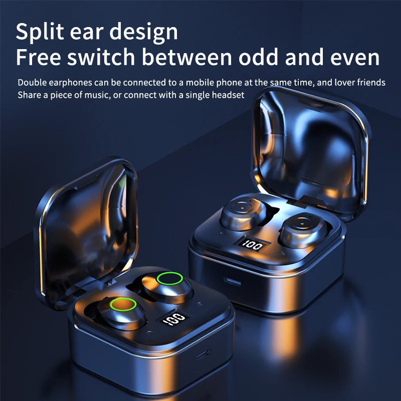 LED Display Mini Bluetooth Earphone Wireless Headphone TWS TG01 mini Stereo Earbuds Sports Headset With Charging Box Waterproof
LED Display Mini Bluetooth Earphone Wireless Headphone TWS TG01 mini Stereo Earbuds Sports Headset With Charging Box Waterproof