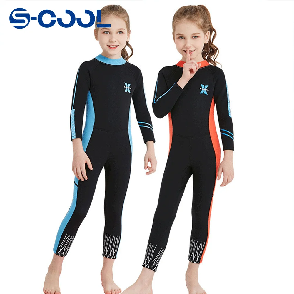 Girls Thick Swimsuit Neoprene Surf Wetsuit 2.5mm Underwater Free Diving Suit Jellyfish Scuba Swimwear Children Bathing Set
Girls Thick Swimsuit Neoprene Surf Wetsuit 2.5mm Underwater Free Diving Suit Jellyfish Scuba Swimwear Children Bathing Set
