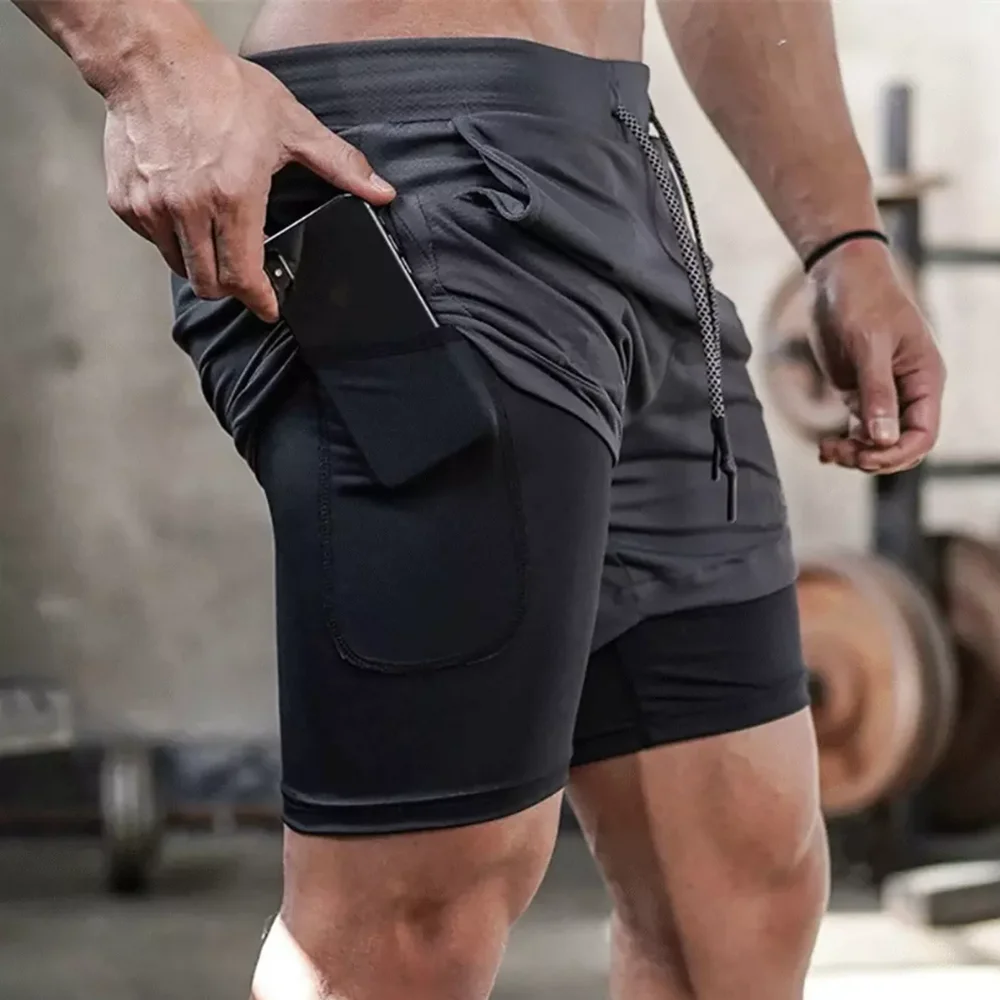 Men's gym shorts, 2 in 1, Quick Dry, double layer, Fitness and Running, 2022
Men's gym shorts, 2 in 1, Quick Dry, double layer, Fitness and Running, 2022