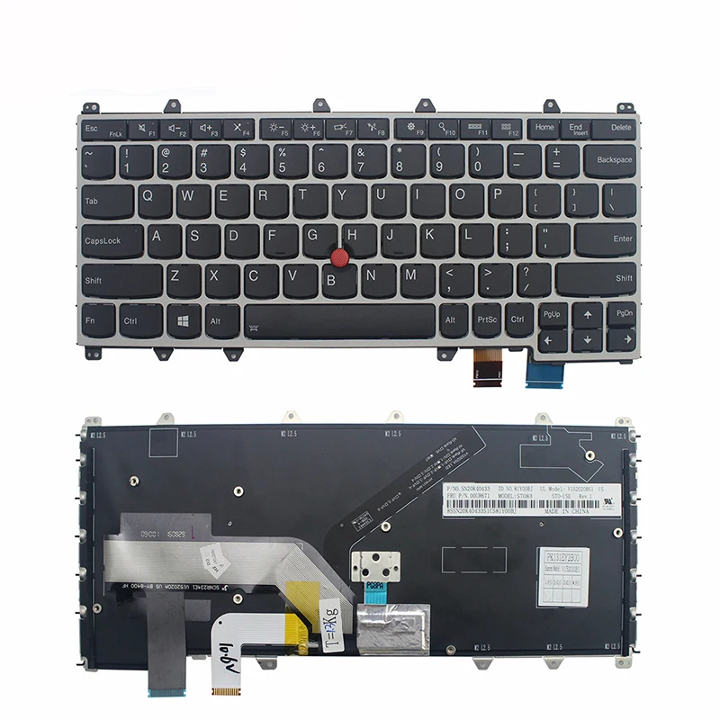 

New Original English Backlit keyboard for LENOVO ThinkPad Yoga 260 370 X380 01EN427 01HW575 01HW615 01HX100 01HW655 US