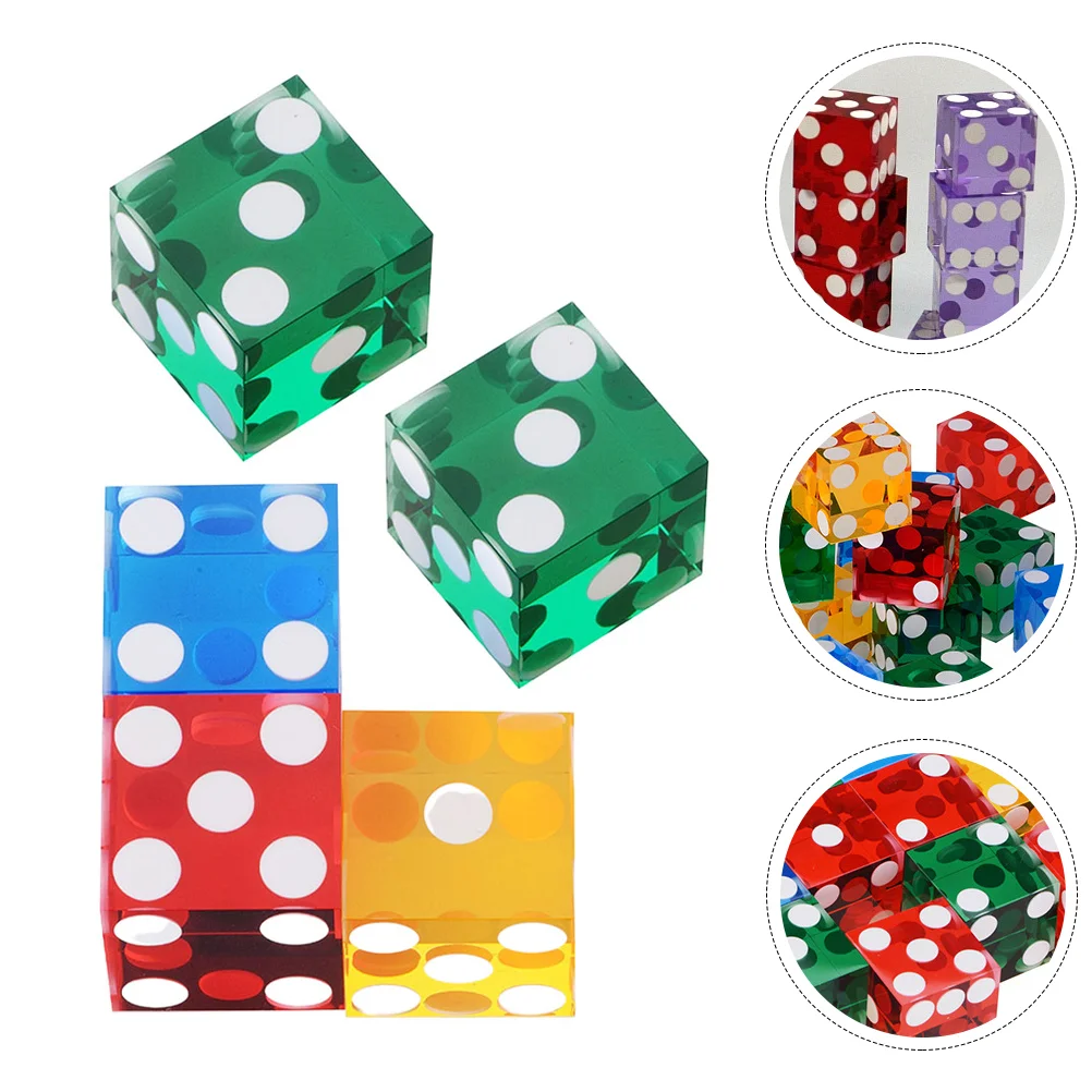 5Pcs Precision Dices Point Dices Board Game Dices Transparent Dices for Bar Party
5Pcs Precision Dices Point Dices Board Game Dices Transparent Dices for Bar Party