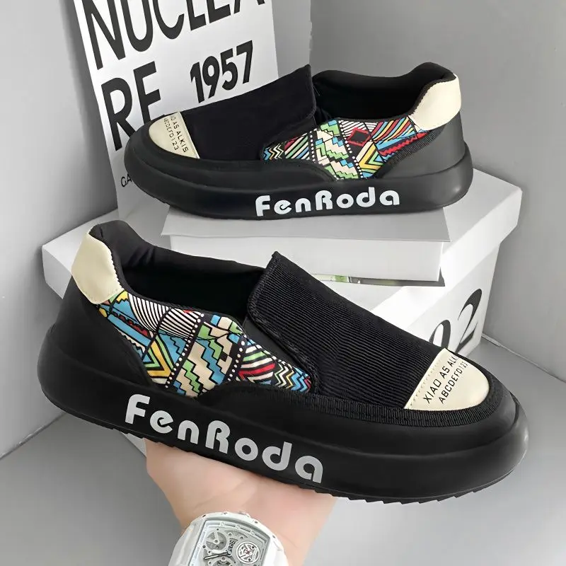 Модная мужская Тканевая обувь, удобные кроссовки для мужчин, дышащая Спортивная обувь для скейтборда, Мужская черная Повседневная холщовая... 
Модная мужская Тканевая обувь, удобные кроссовки для мужчин, дышащая Спортивная обувь для скейтборда, Мужская черная Повседневная холщовая...