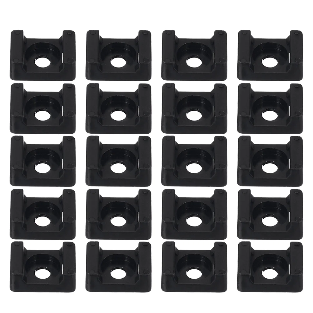 100Pcs Cable Ties Mounts Saddle Type Base Wire Cable Ties Clips Organizer Holder
100Pcs Cable Ties Mounts Saddle Type Base Wire Cable Ties Clips Organizer Holder