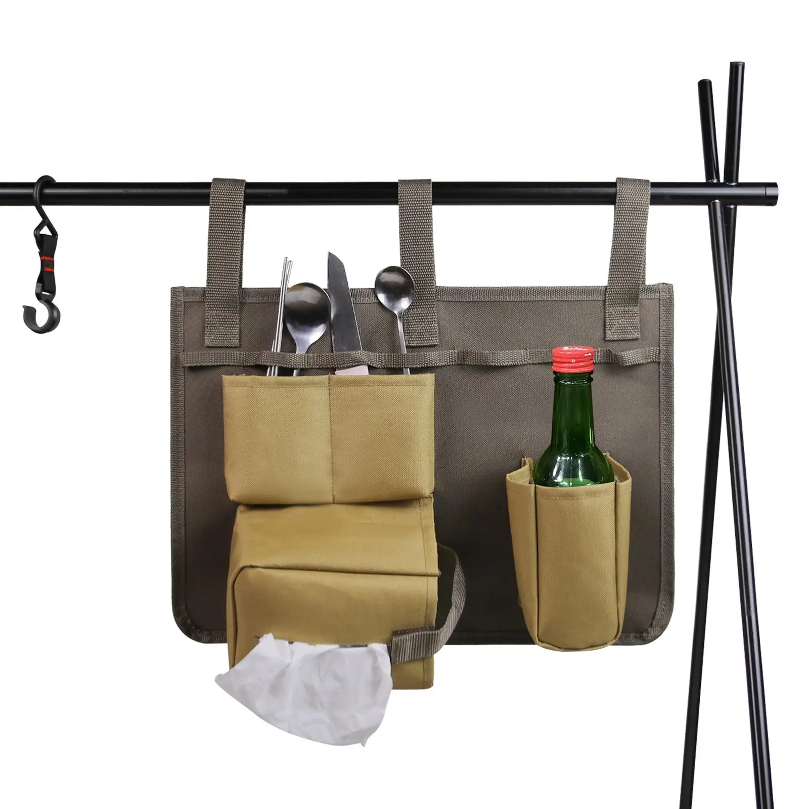 Tableware Storage Bag Cooking Utensil Travel Organizer Grill for Backpacking BBQ Hiking Picnic
Tableware Storage Bag Cooking Utensil Travel Organizer Grill for Backpacking BBQ Hiking Picnic