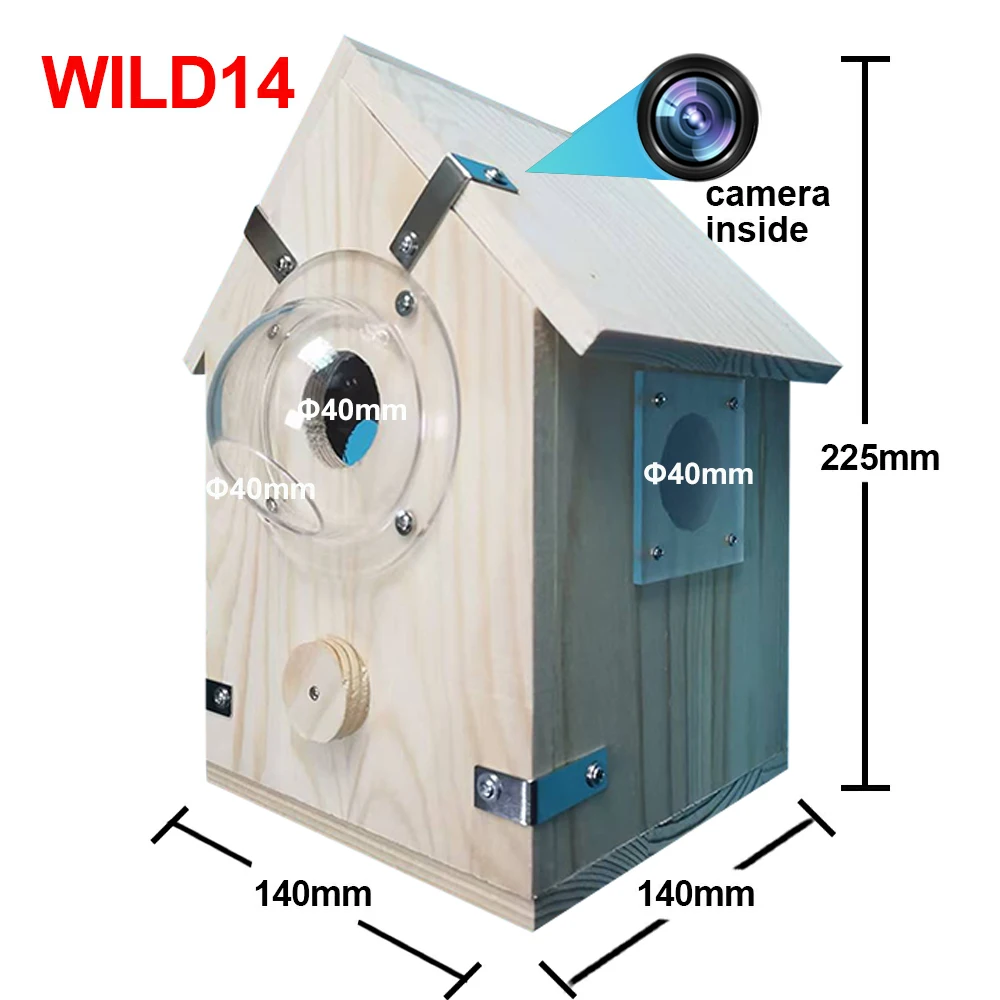 camnsmart 4MP WiFi камера для птиц с домом
camnsmart 4MP WiFi камера для птиц с домом