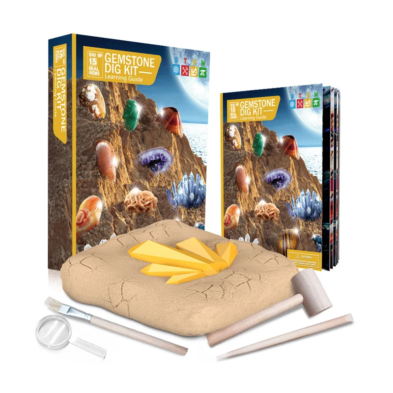 Gem excavation archaeological set toy children's educational creative handmade DIY experiment fossil holiday gift
Gem excavation archaeological set toy children's educational creative handmade DIY experiment fossil holiday gift