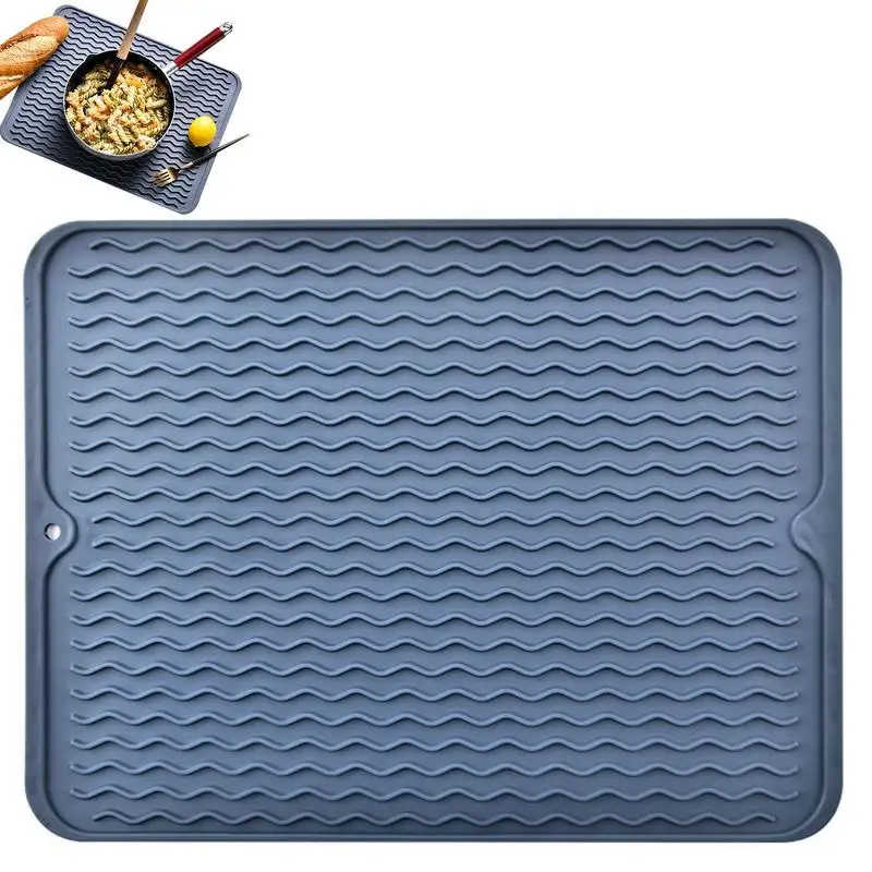 Drain Mat For Dish Rack Large Silicone Drying Mats For Kitchen Counter Easy Clean Drainboard Mat Non-Slip Dish Drainer Pad For
Drain Mat For Dish Rack Large Silicone Drying Mats For Kitchen Counter Easy Clean Drainboard Mat Non-Slip Dish Drainer Pad For