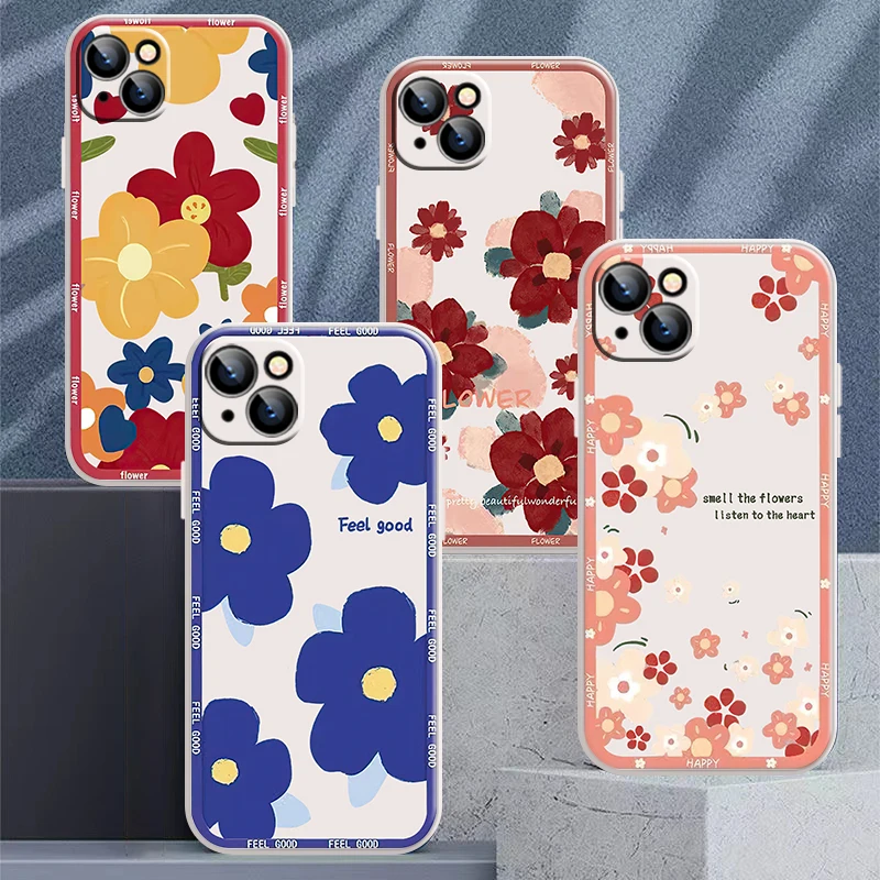Simple Pretty Color Flowers Phone Case For iPhone 13 12 11 Pro XS Max XR XS X 6s 7 8 Plus SE 13 12 Mini White Funda Carcasa
Simple Pretty Color Flowers Phone Case For iPhone 13 12 11 Pro XS Max XR XS X 6s 7 8 Plus SE 13 12 Mini White Funda Carcasa