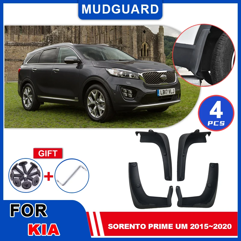 Mudflaps Fender For Kia Sorento Prime UM 2015~2020 2016 2017 2018 2019 Mudguards Flap Splash Mud Guards Cover Accessories
Mudflaps Fender For Kia Sorento Prime UM 2015~2020 2016 2017 2018 2019 Mudguards Flap Splash Mud Guards Cover Accessories