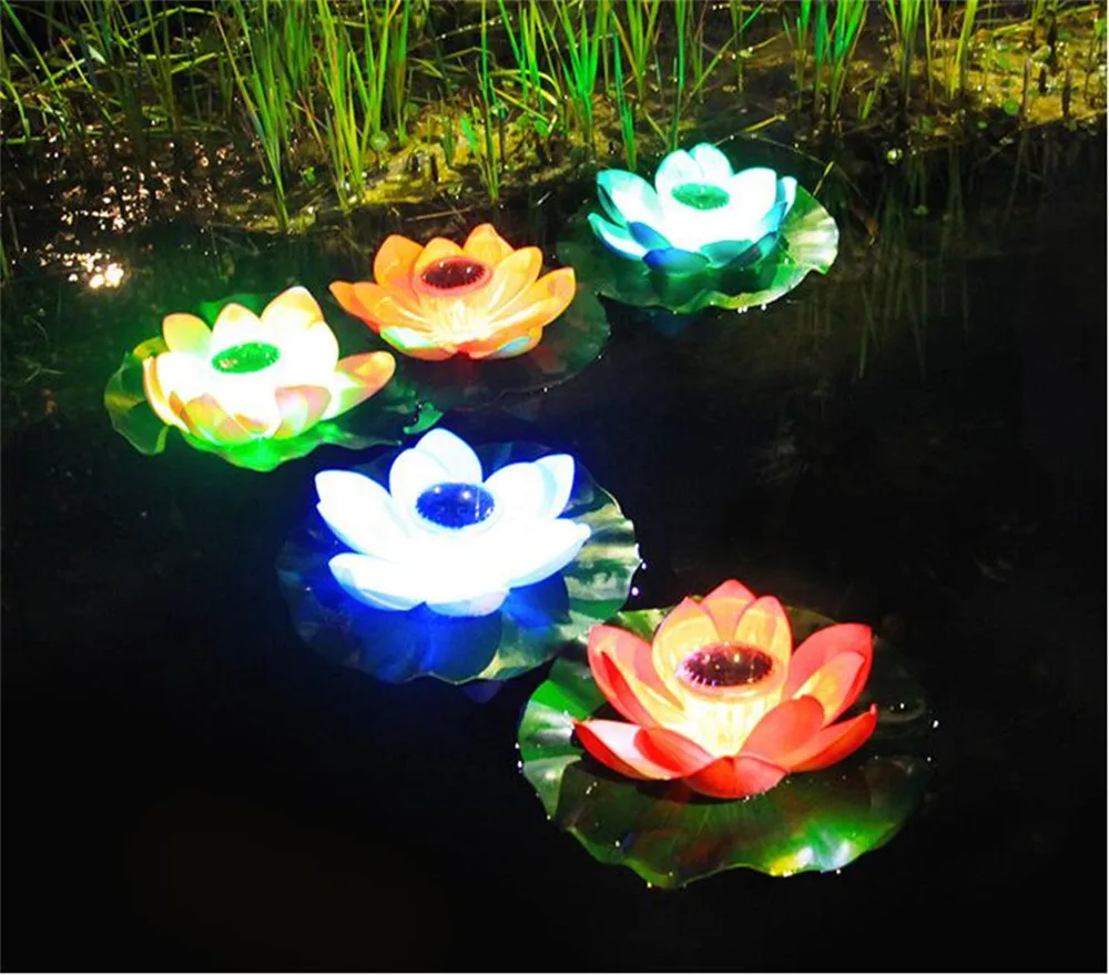 Solar Lotus Flower Shape Pond Lantern Light Floating Led Festival Outdoor Powered Waterproof Garden Lamp
Solar Lotus Flower Shape Pond Lantern Light Floating Led Festival Outdoor Powered Waterproof Garden Lamp