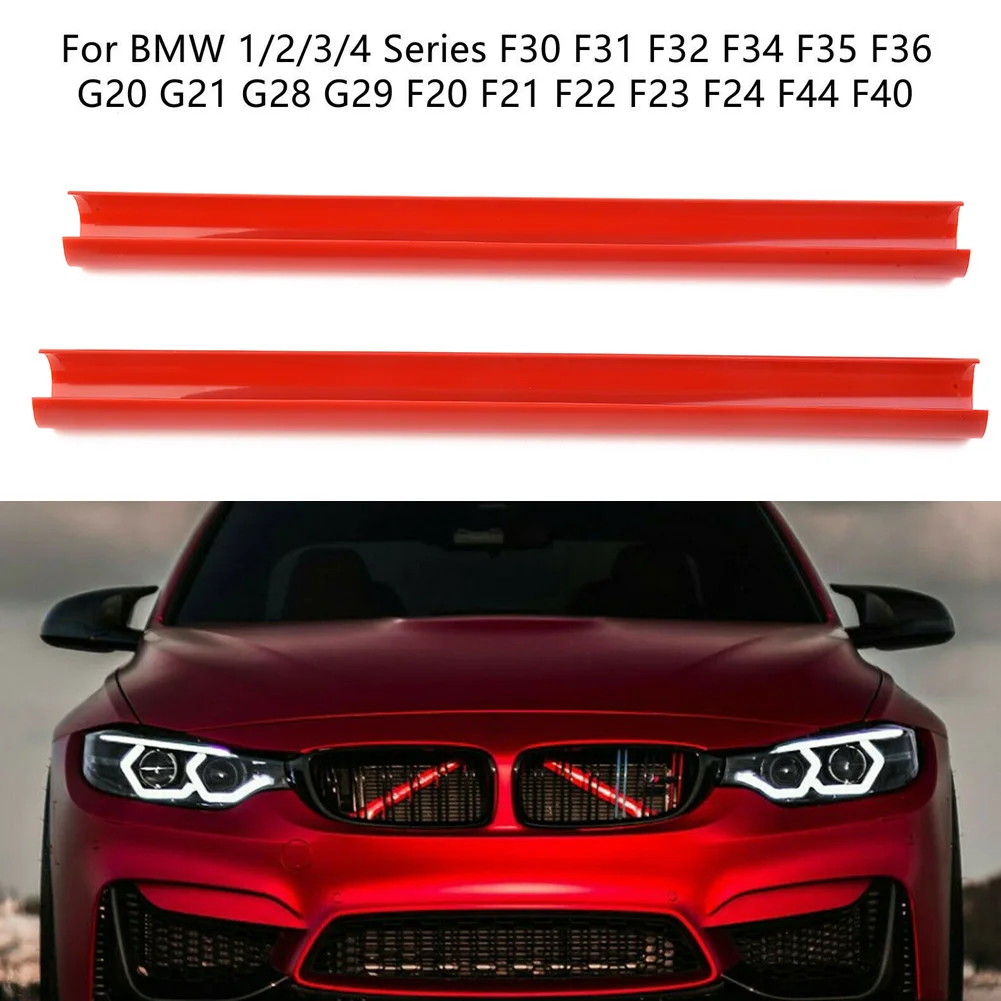 2pc Ront Grille Trim Strips For BMW 1 2 3 4 Series F30 F31 F32 F34 F35 F36 Sport Style Strip Cover Frame Car Decorations Stick
2pc Ront Grille Trim Strips For BMW 1 2 3 4 Series F30 F31 F32 F34 F35 F36 Sport Style Strip Cover Frame Car Decorations Stick