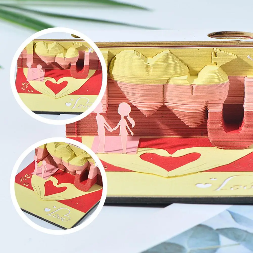 3d Memo Pad, Carving Art Notepad Diy Sticky Post Notes Love Three-dimensional Craft Card Stickers Carving Paper Pa N1l9
3d Memo Pad, Carving Art Notepad Diy Sticky Post Notes Love Three-dimensional Craft Card Stickers Carving Paper Pa N1l9