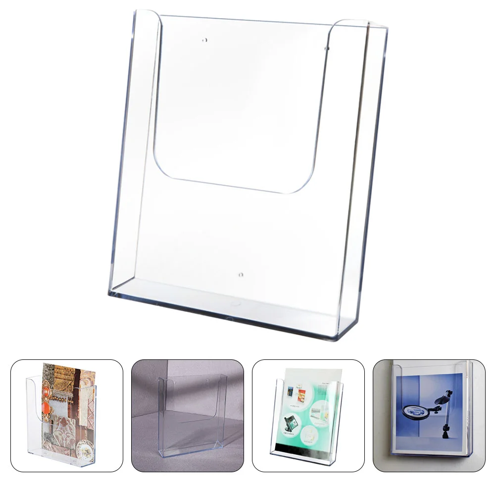 Magazine Stand Clear Brochures Holder Wall Mount File Acrylic Booklet Display Office Literature Organizer
Magazine Stand Clear Brochures Holder Wall Mount File Acrylic Booklet Display Office Literature Organizer