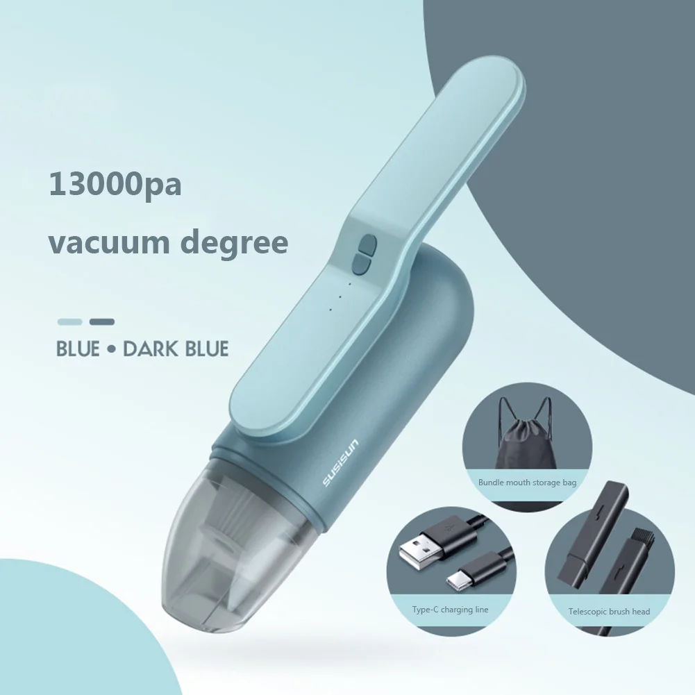 Multifunction Vacuum Cleaner 13000Pa Car Vacuum Cleaner Wireless Charging Handheld Mini Cordless Portable For Car Home Office
Multifunction Vacuum Cleaner 13000Pa Car Vacuum Cleaner Wireless Charging Handheld Mini Cordless Portable For Car Home Office