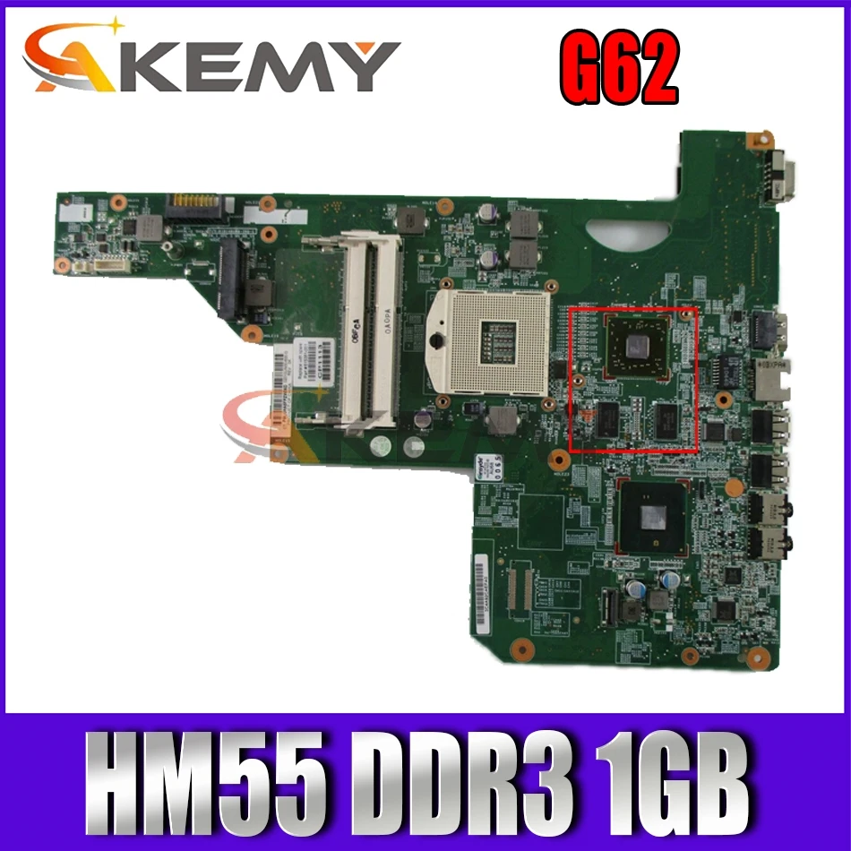 Akemy 615381-001 615382-001 Laptop Motherboard For HP G62 G62-B41E0 MAIN BOARD HM55 DDR3 with 1GB Video card
Akemy 615381-001 615382-001 Laptop Motherboard For HP G62 G62-B41E0 MAIN BOARD HM55 DDR3 with 1GB Video card